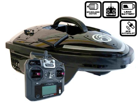 sight tackle falcon voerboot gps fisfinder