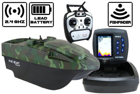 anatec pacboat met kleuren fishfinder