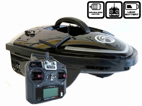 Sight Tackle Falcon Black Voerboot met Lood Accu's