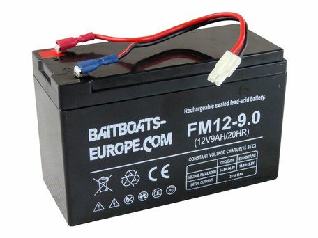 BaitBoats-Europe.Com Voerboot Lood Accu 12volt 9ah