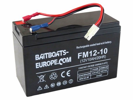 BaitBoats-Europe.Com Voerboot Lood Accu 12volt 10ah