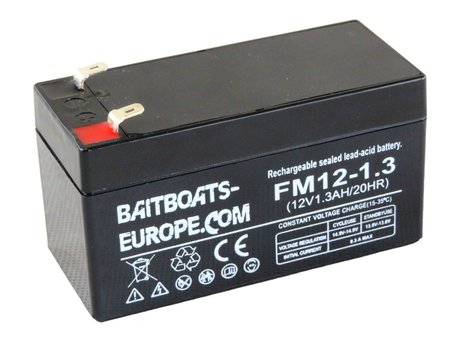 BaitBoats-Europe.Com Fishfinder Lood Accu 12volt 1.3ah