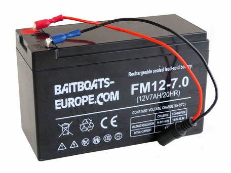 BaitBoats-Europe.Com Voerboot Lood Accu 12volt 7ah