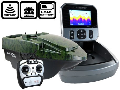 Anatec Pacboat Start'R Evo Camo Ivy met LBT-1 Kleuren Fishfinder