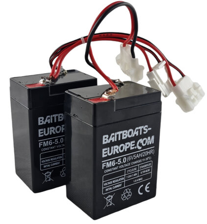 Baitboats-Europe.com Voerboot Lood Accu 6volt 5ah