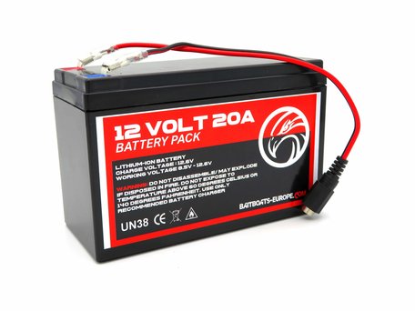 Voerboot Lithium ION Accu 12v 20aH